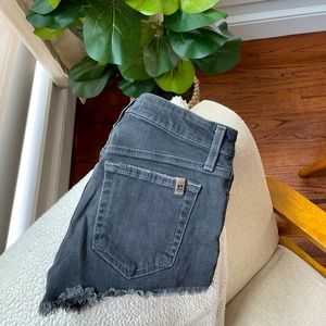 Joe’s Jeans washed black / dark grey jean shorts